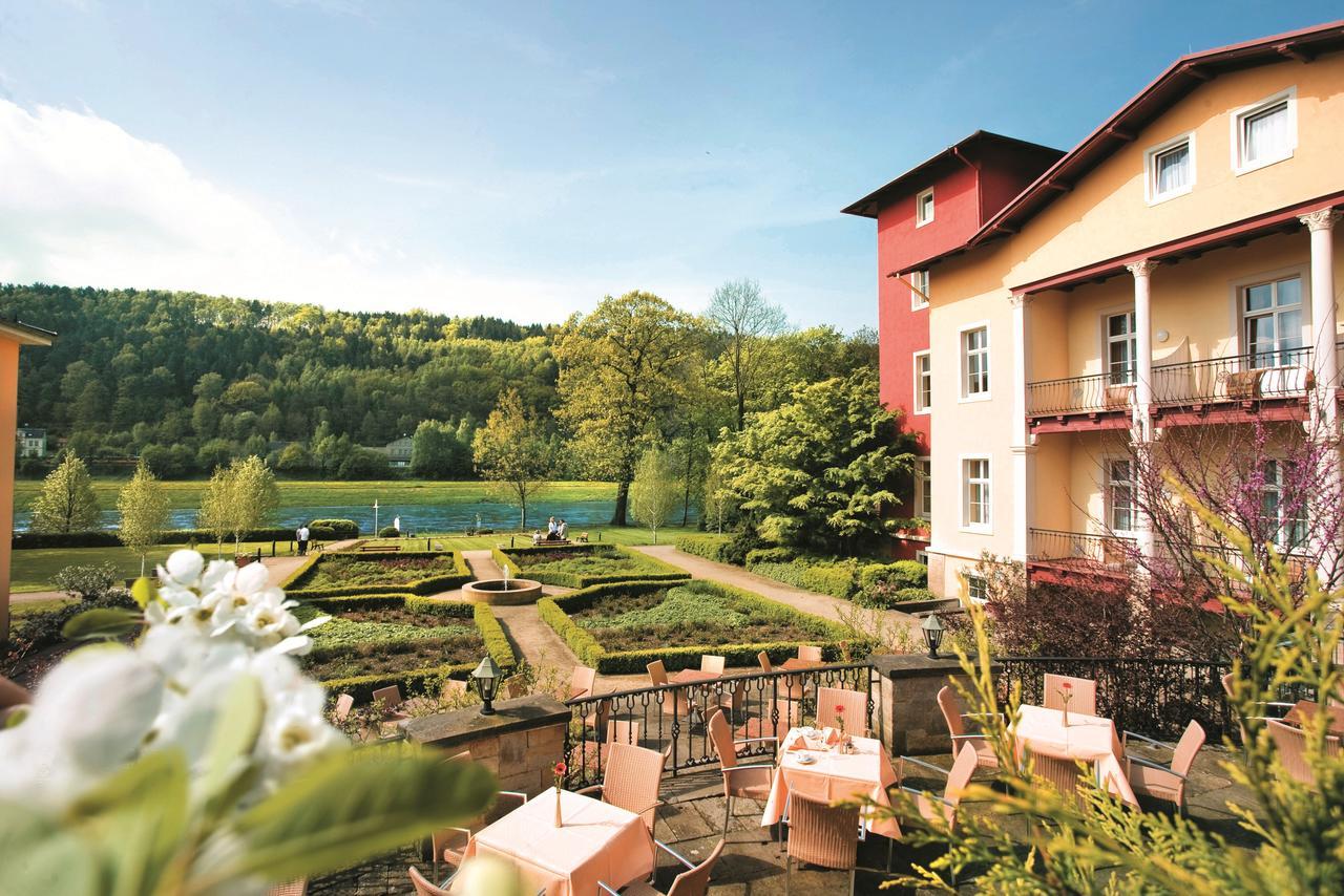 Parkhotel Bad Schandau Mit Spa Luaran gambar